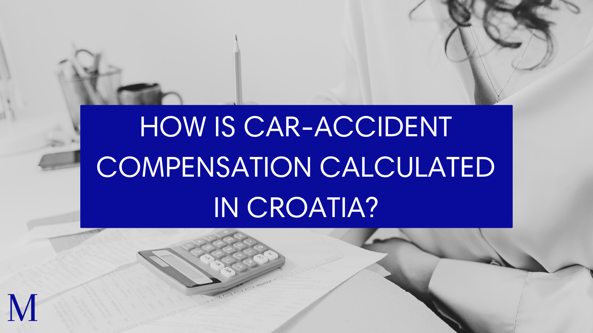 How is car accident compensation calculated in Croatia?