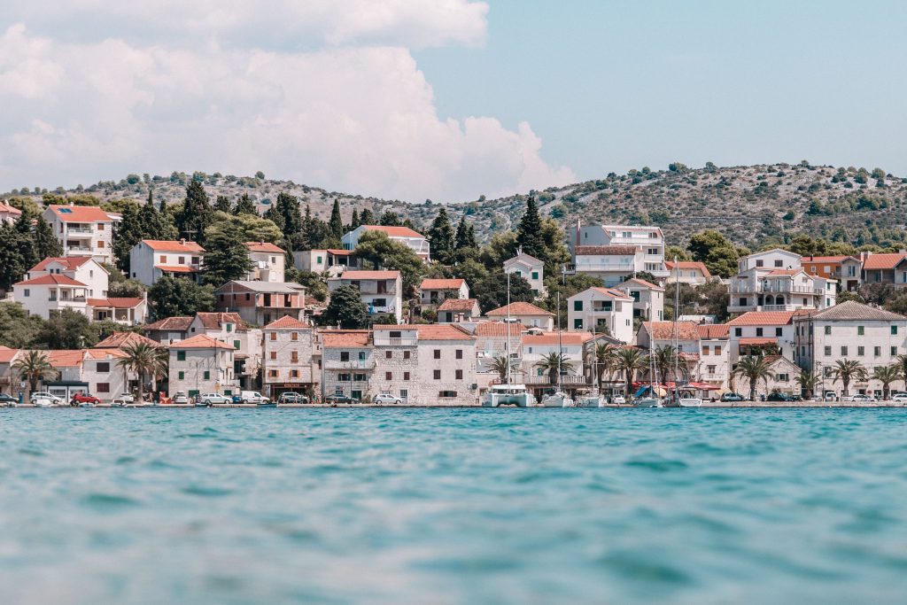 Traditional stone house on the Croatian coast