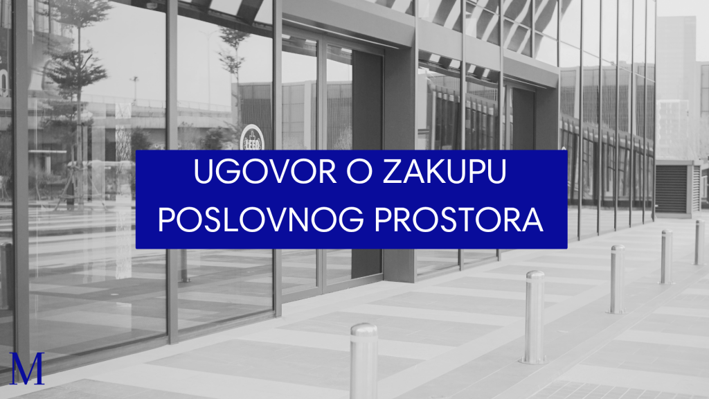 Ugovor o zakupu poslovnog prostora